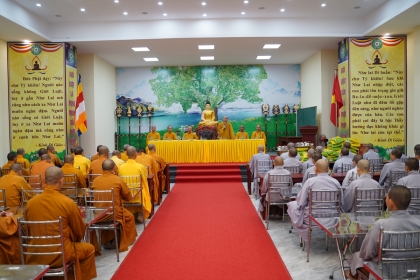 Chư tôn đức Ban Hoằng pháp TƯ, Ban Kinh tế tài chính TƯ thăm - cúng dường Trường hạ tại tỉnh Phú Thọ, Vĩnh Phúc